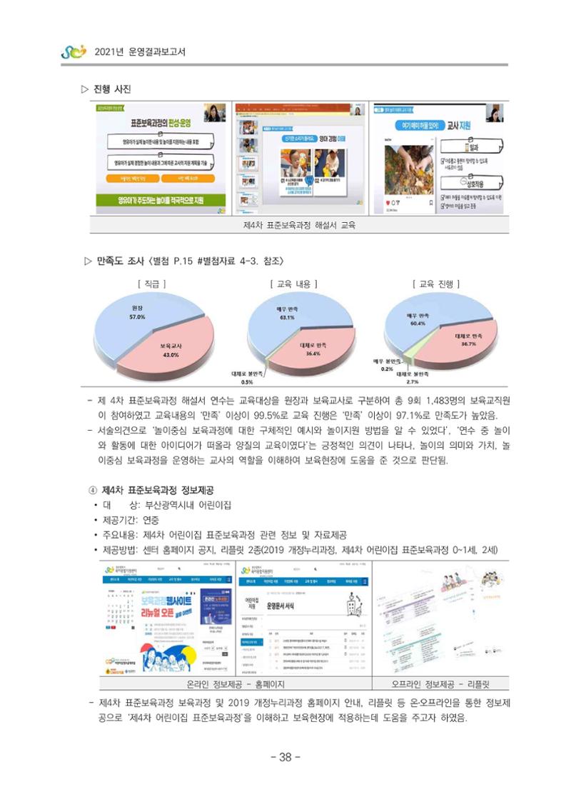 2021 부산광역시육아종합지원센터 운영결과보고서 39페이지