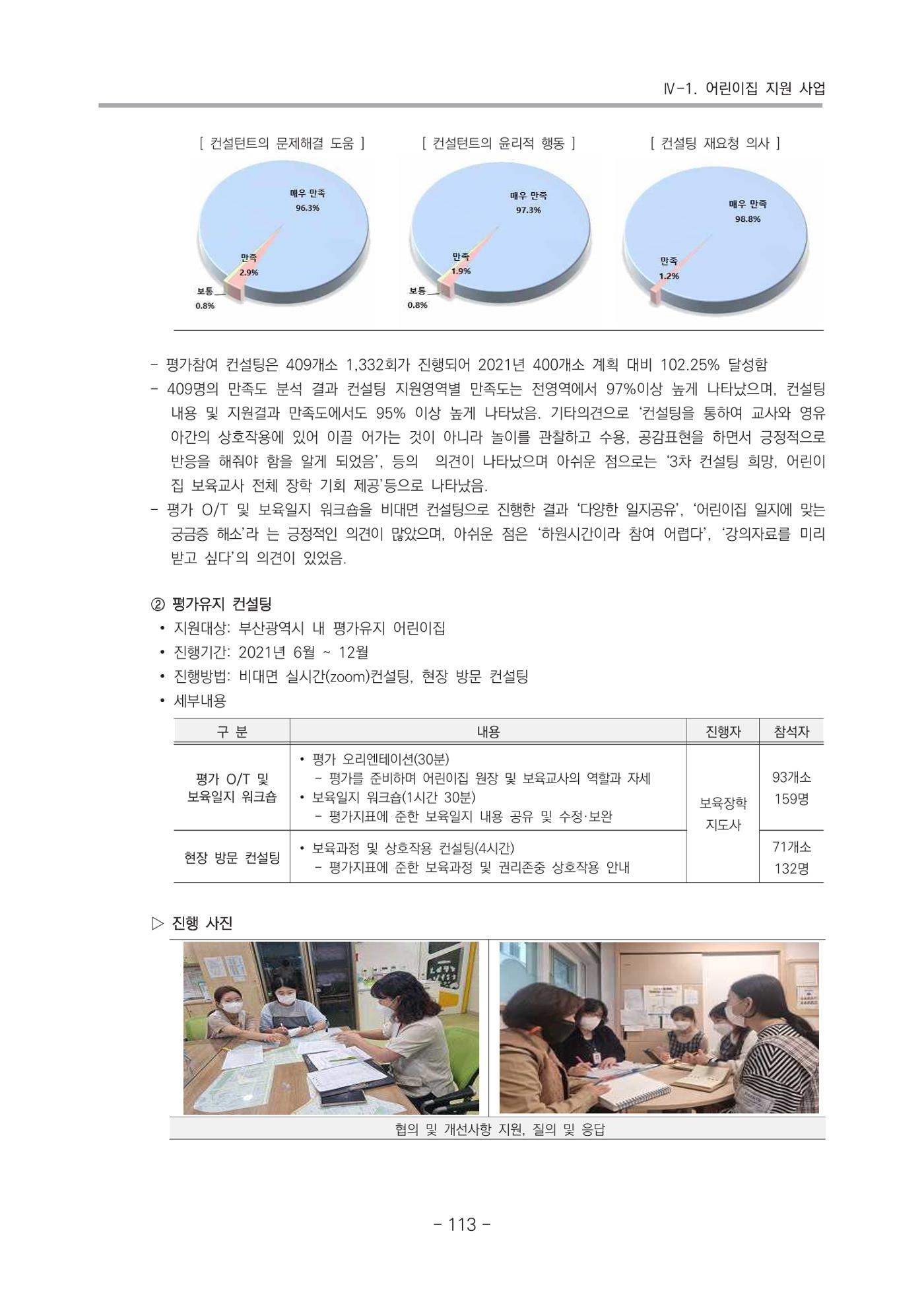 2021 부산광역시육아종합지원센터 운영결과보고서 114페이지