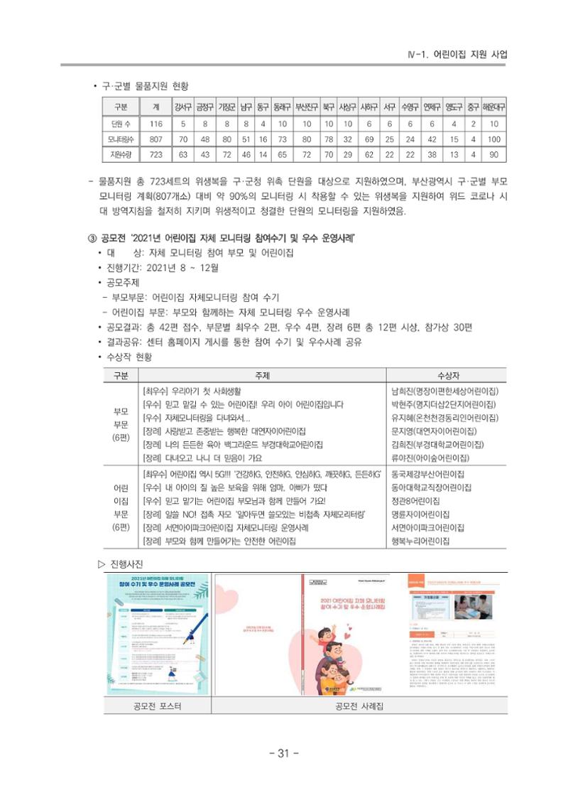 2021 부산광역시육아종합지원센터 운영결과보고서 32페이지
