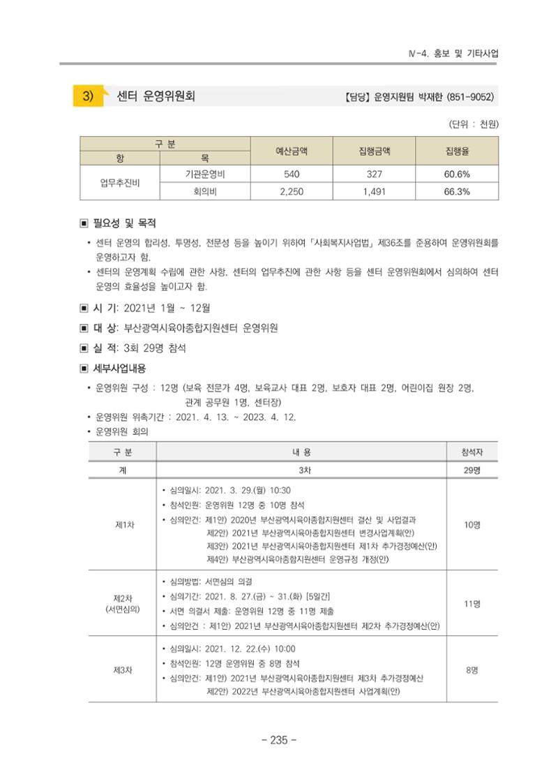 2021 부산광역시육아종합지원센터 운영결과보고서 236페이지