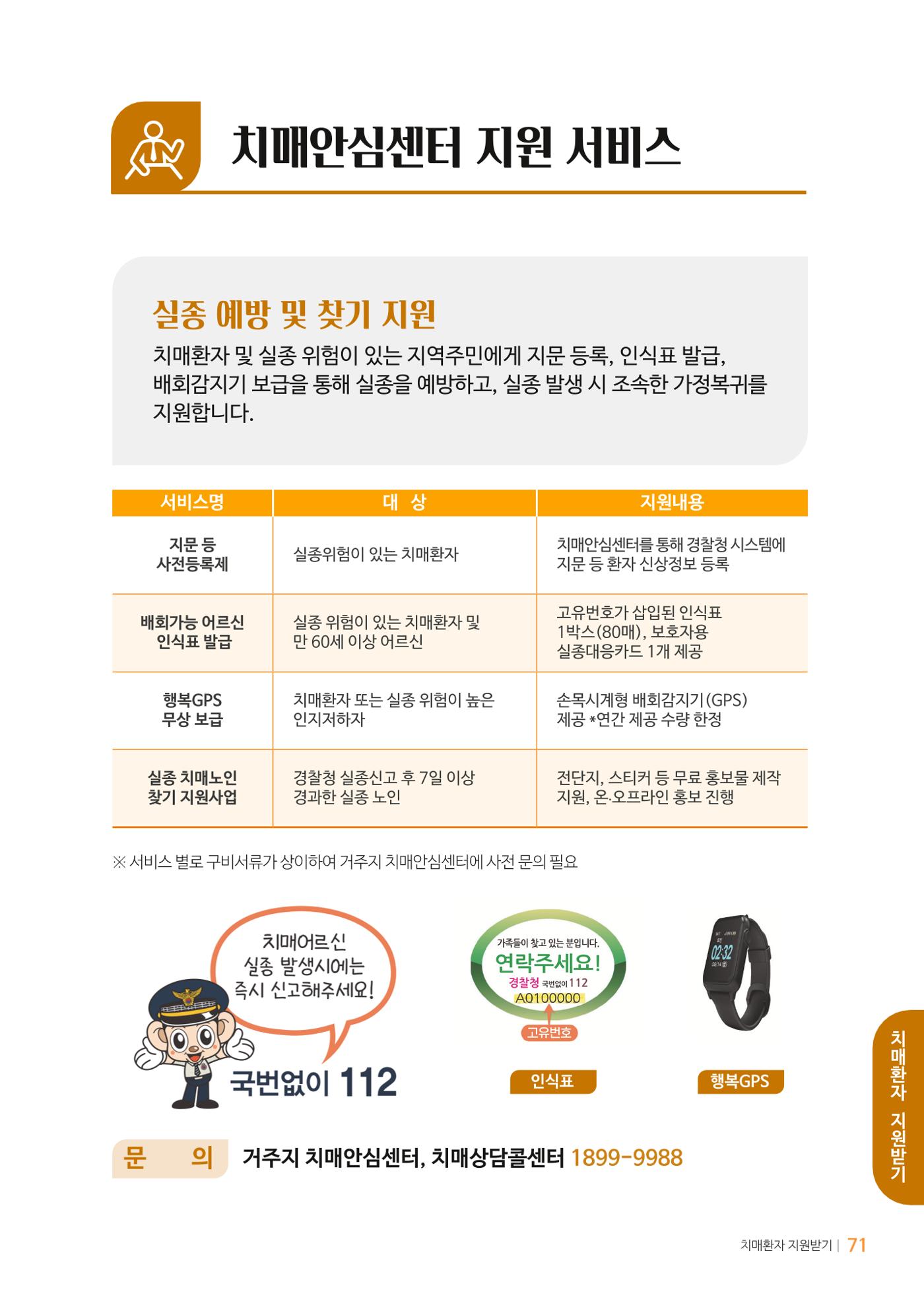 만화로 보는 치매환자 정신행동증상 맞춤형 솔루션 「돌봄이 어려운 당신에게」 71페이지