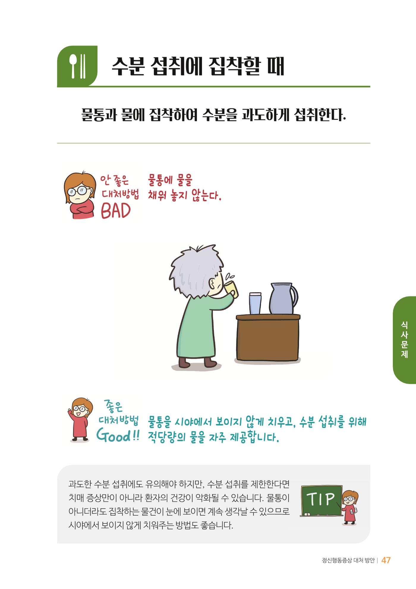 만화로 보는 치매환자 정신행동증상 맞춤형 솔루션 「돌봄이 어려운 당신에게」 47페이지