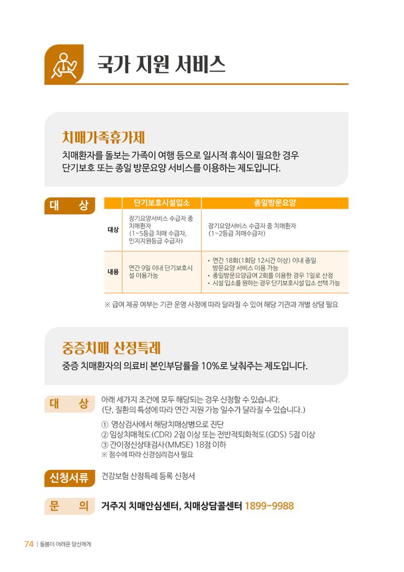 만화로 보는 치매환자 정신행동증상 맞춤형 솔루션 「돌봄이 어려운 당신에게」 74페이지