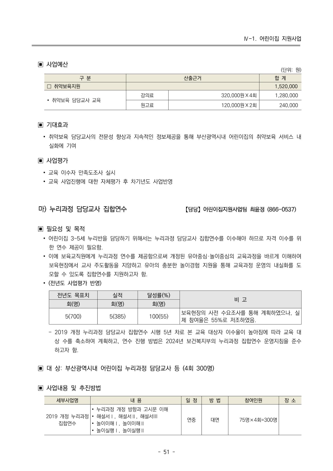 2024 부산광역시육아종합지원센터 사업계획서 52페이지