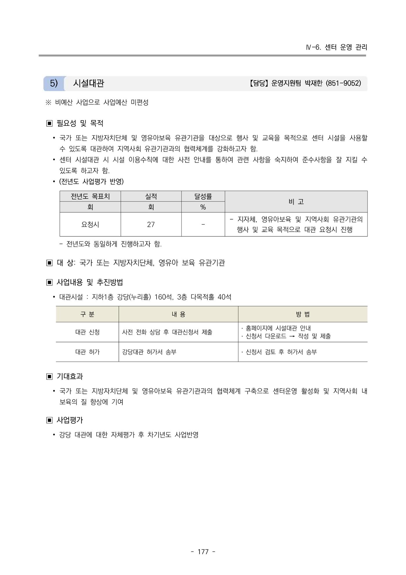 2024 부산광역시육아종합지원센터 변경사업계획(안) 178페이지