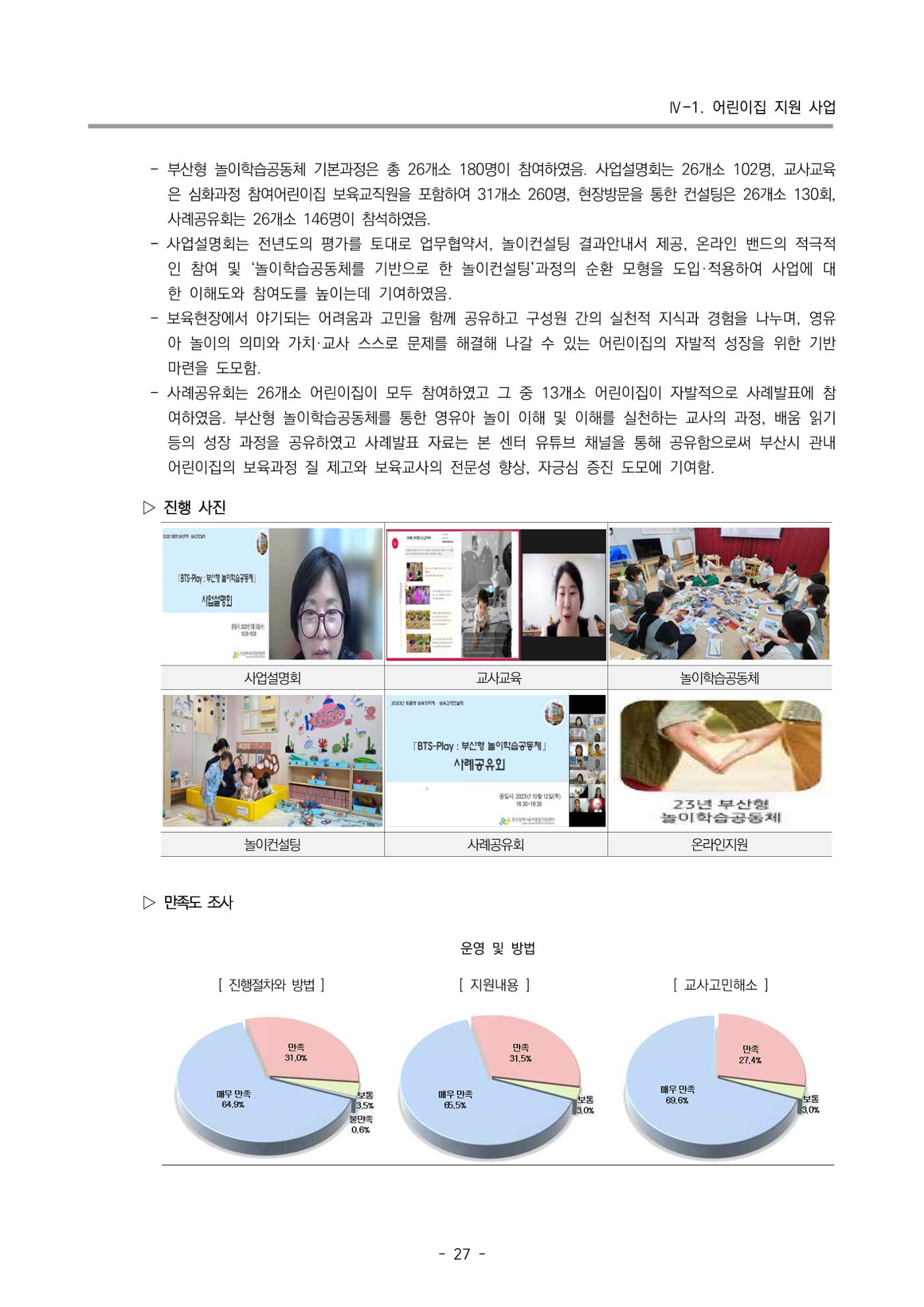 2023 부산광역시육아종합지원센터 운영결과보고서 28페이지