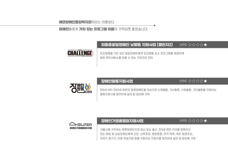 에덴장애인종합복지관 1기 비전 성과보고서 57페이지