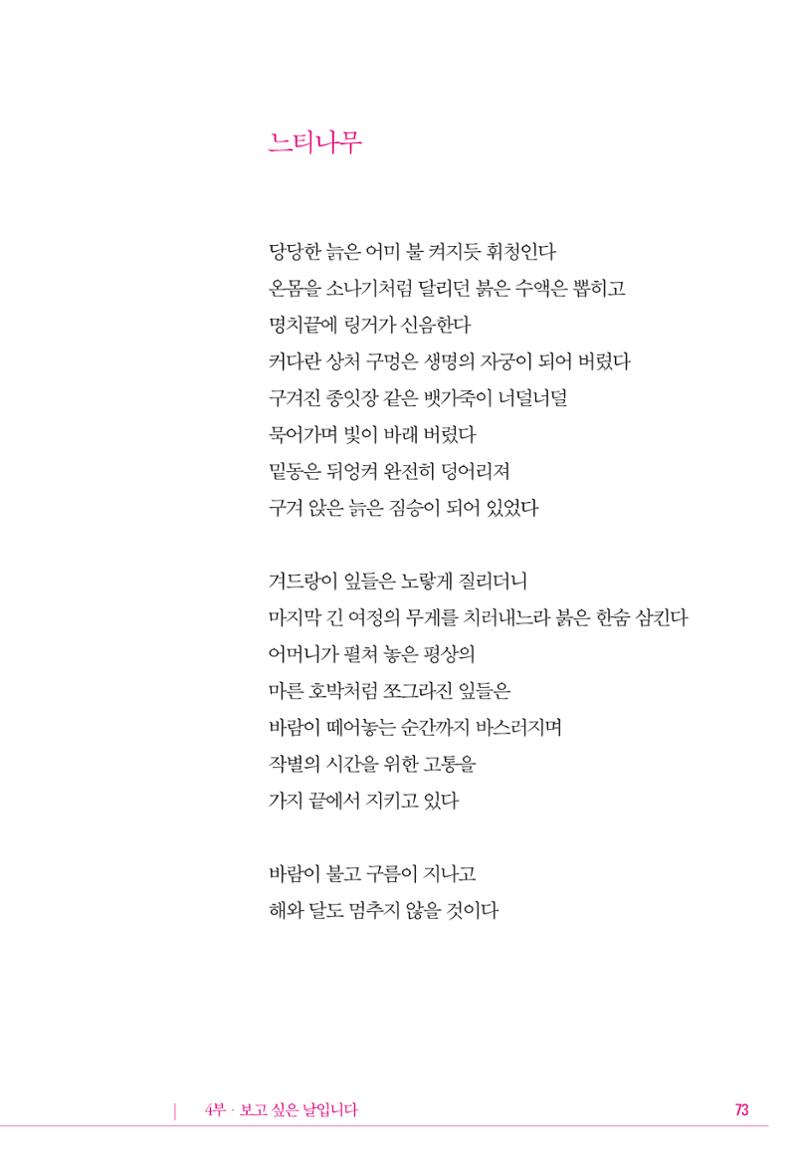 정소영 작품집 (보고 싶은 날입니다) 74페이지