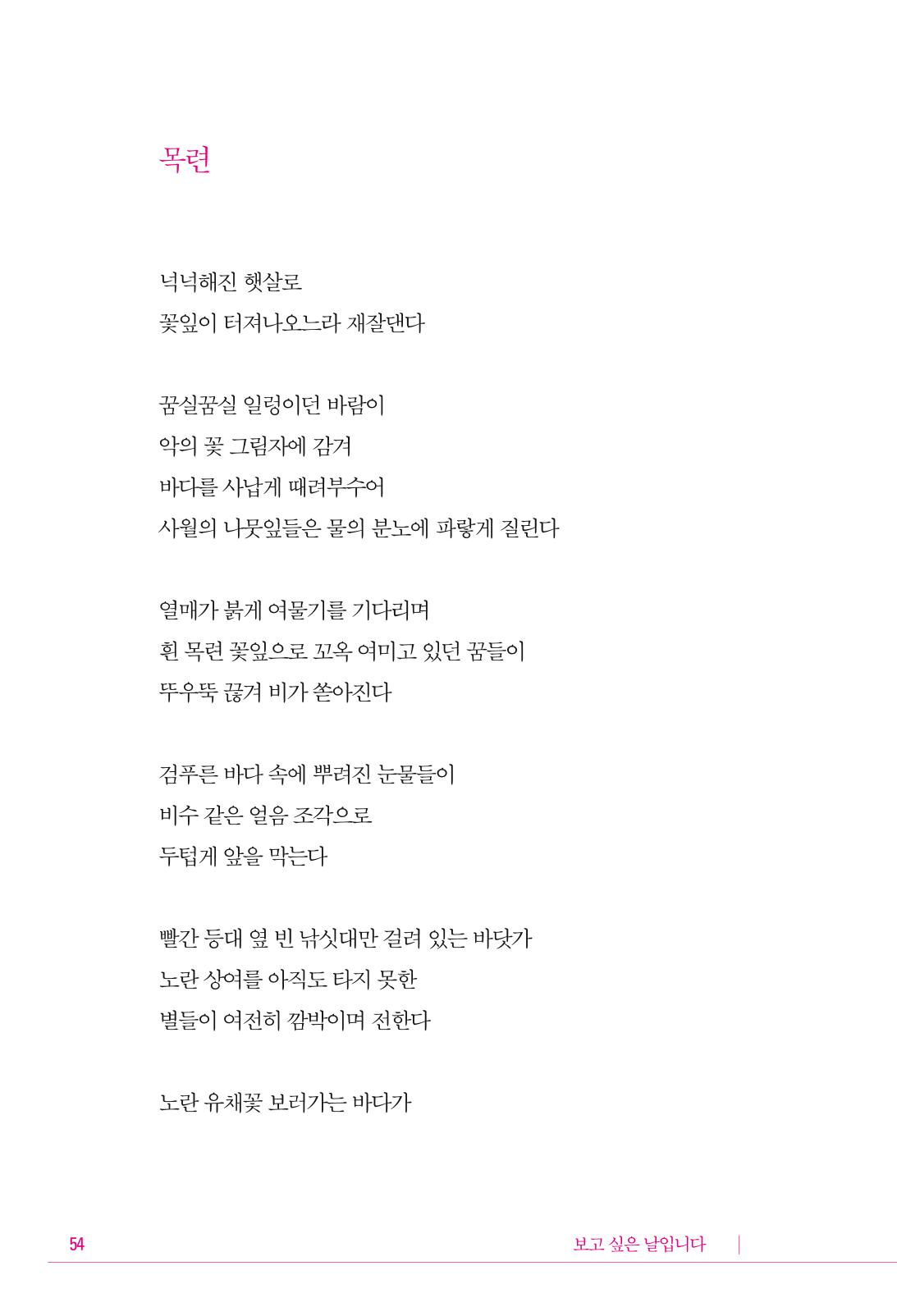 정소영 작품집 (보고 싶은 날입니다) 55페이지