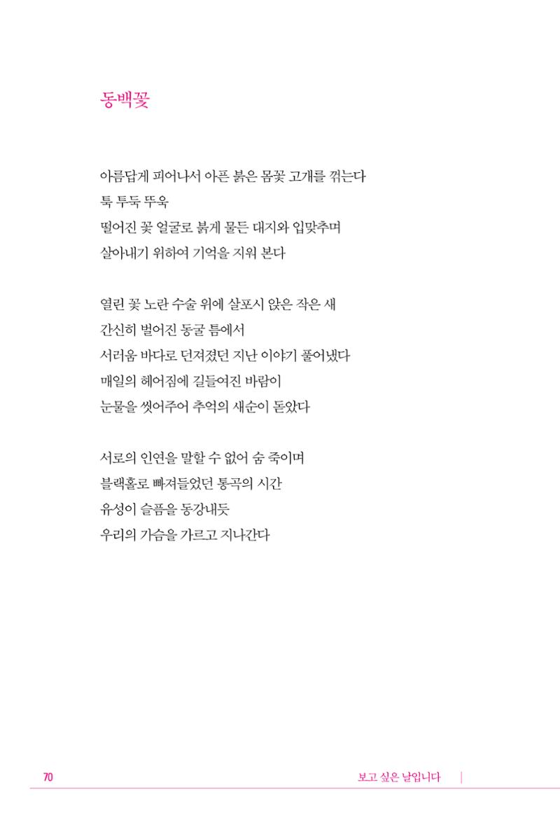 정소영 작품집 (보고 싶은 날입니다) 71페이지