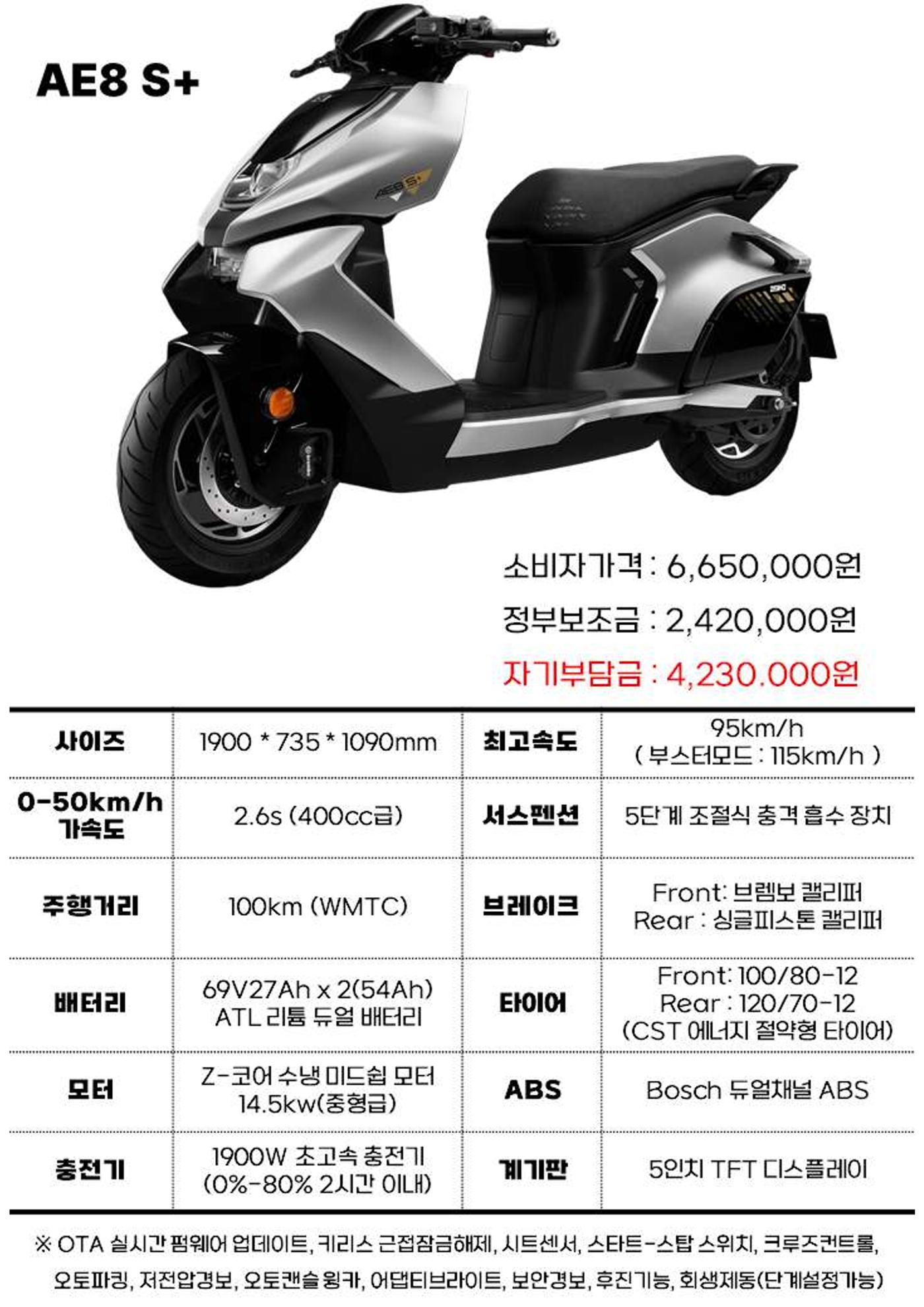 프리미엄 전기스쿠터 AE8+ 1페이지