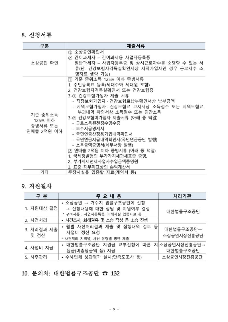 소상공인 무료컨설팅 9페이지