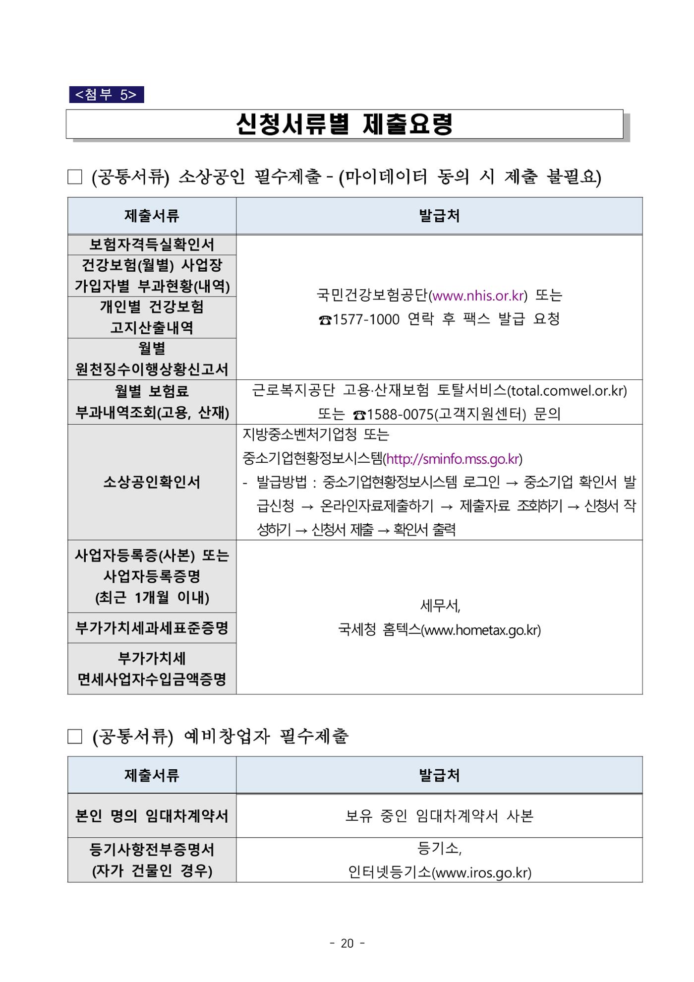 소상공인 무료컨설팅 20페이지
