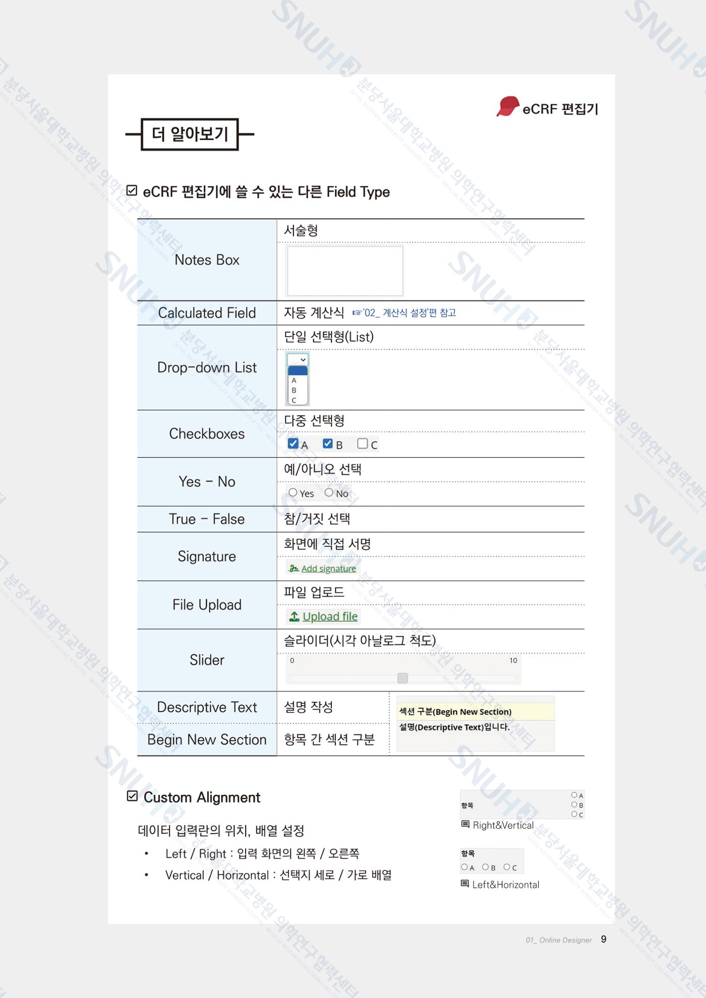 직접 만들고 바로 활용하는 임상연구 자료관리 REDCap 매뉴얼 [Quickstart] 22페이지