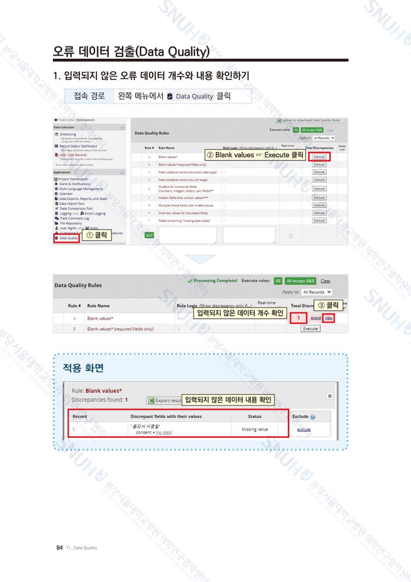 직접 만들고 바로 활용하는 임상연구 자료관리 REDCap 매뉴얼 [Quickstart] 97페이지