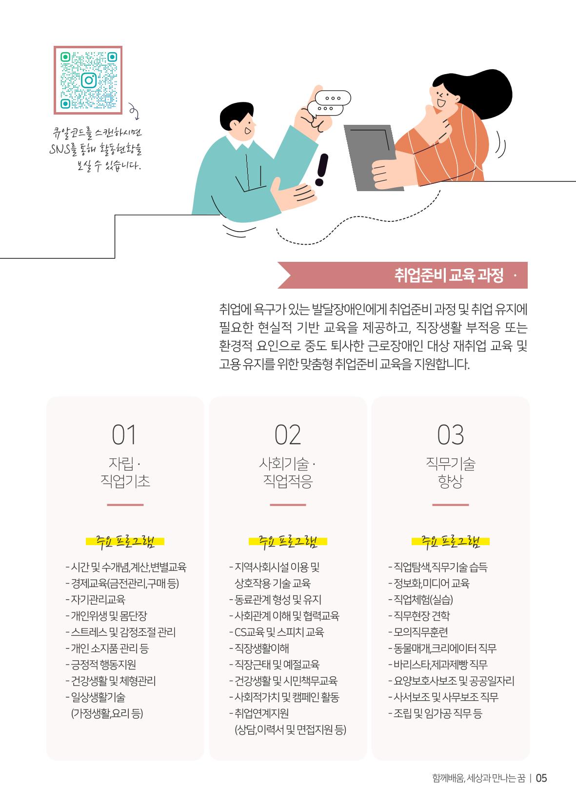 울산북구평생교육센터 홍보책자 5페이지