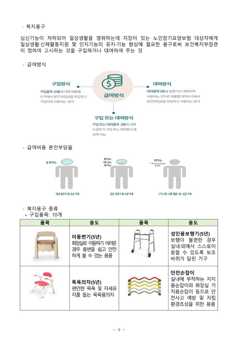2024년 치매환자 및 노인을 위한 자원현황 안내서 9페이지