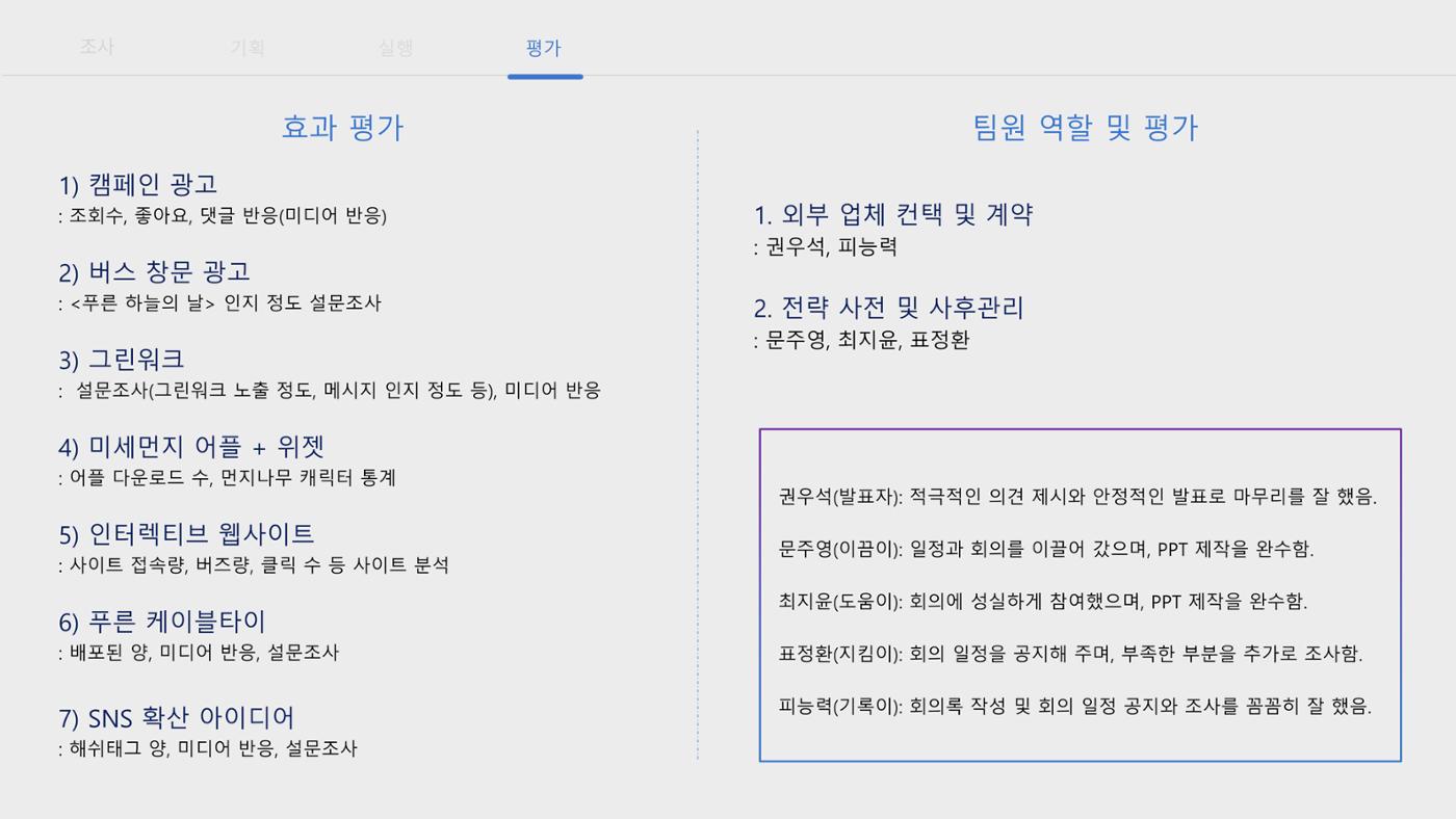 푸른 하늘을 위한 우리의 관심을 ON-AIR, 대기의 맑음은 ON-AIR_맵찔이들 27페이지