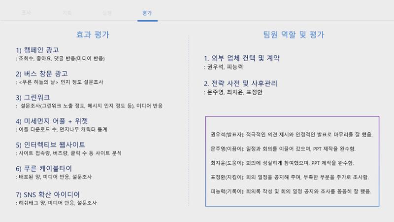 푸른 하늘을 위한 우리의 관심을 ON-AIR, 대기의 맑음은 ON-AIR_맵찔이들 27페이지