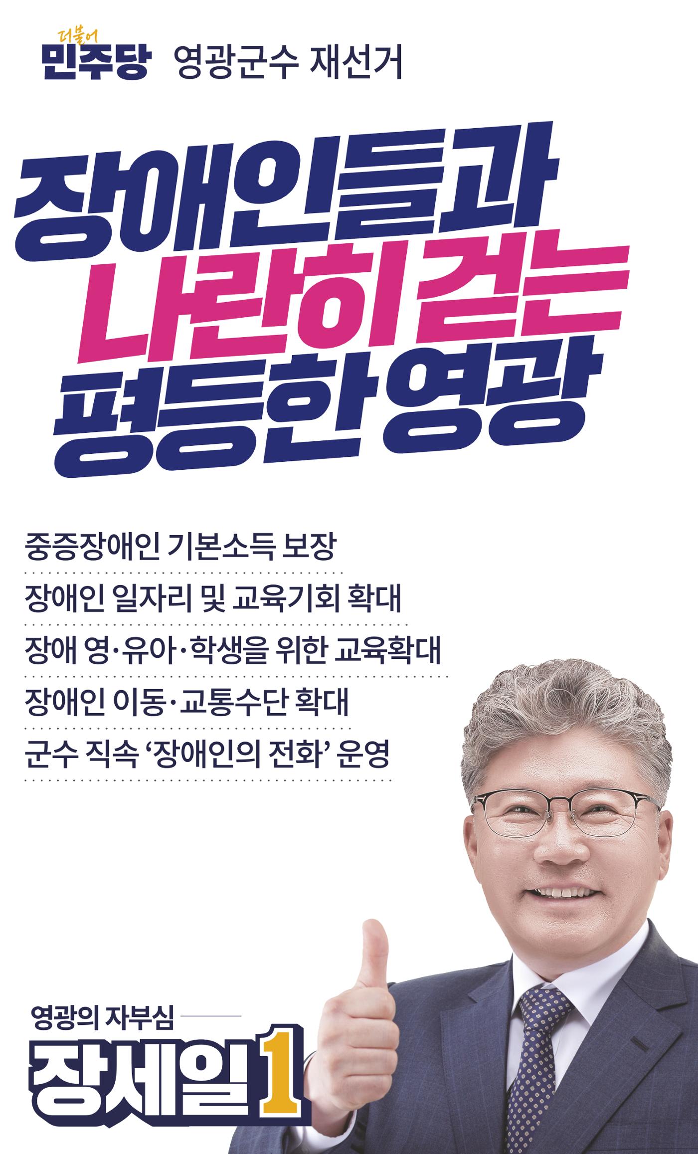 영광군수 선거 나를 위한 장세일의 약속   10페이지