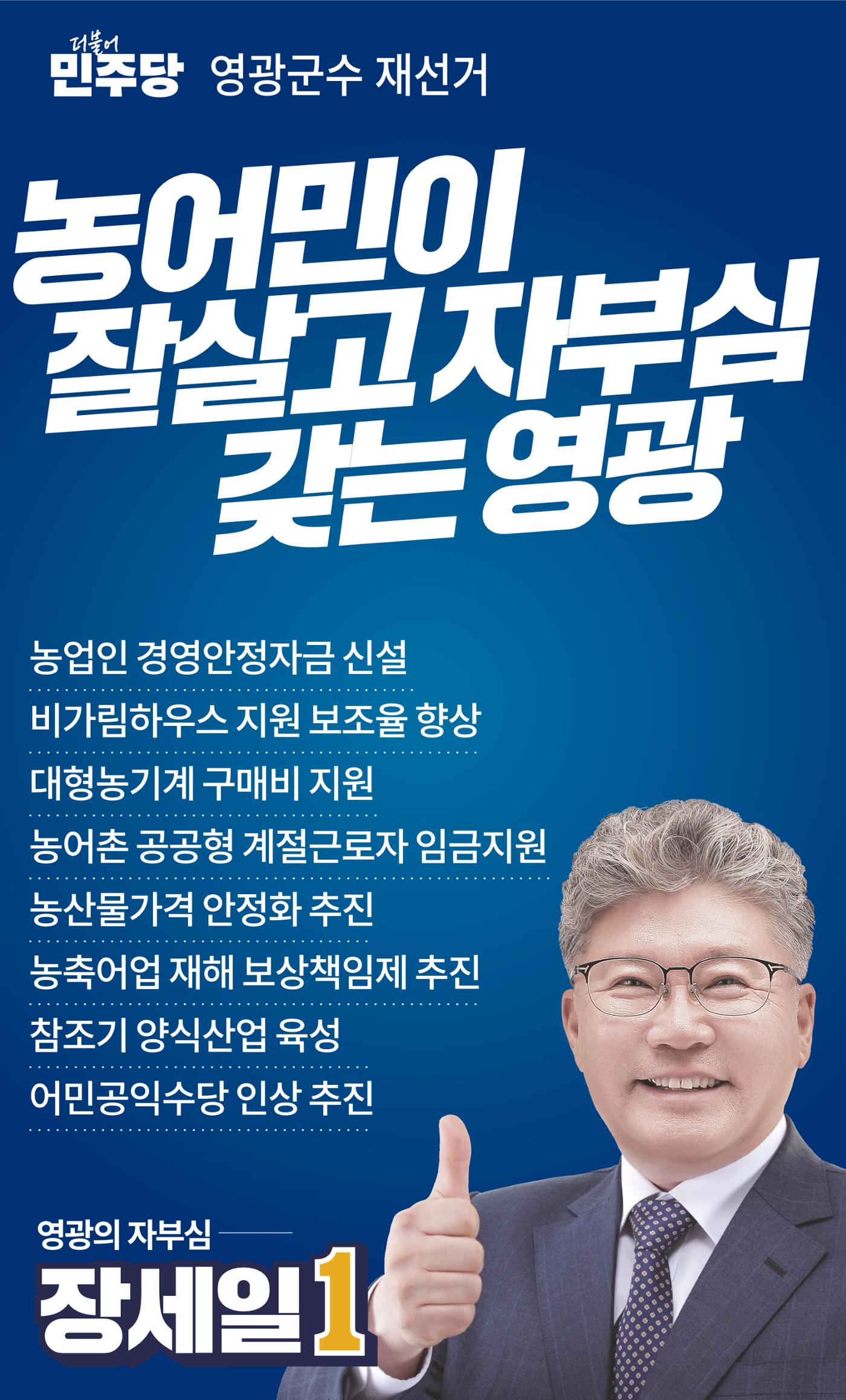 영광군수 선거 나를 위한 장세일의 약속   8페이지