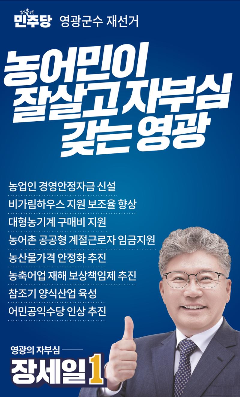 영광군수 선거 나를 위한 장세일의 약속   8페이지