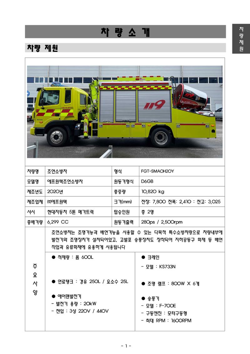 금천소방서 조명배연차 메뉴얼  4페이지