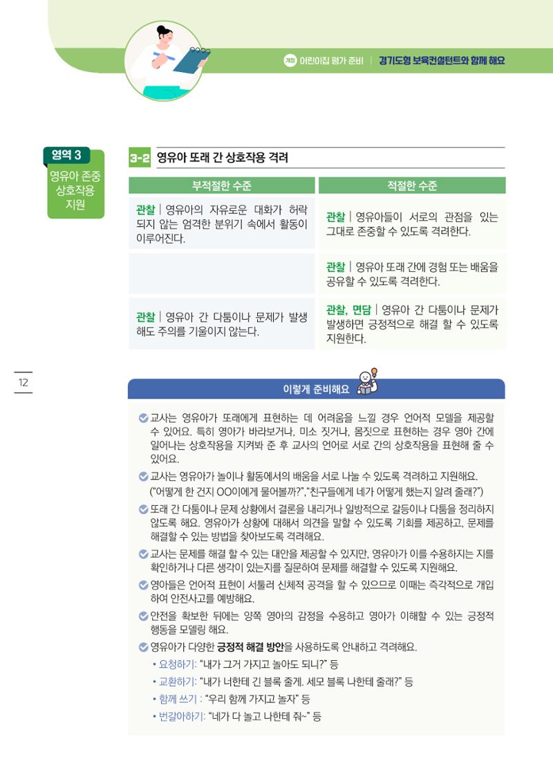 개정 어린이집 평가 준비 경기도형 보육컨설턴트와 함께 해요 14페이지