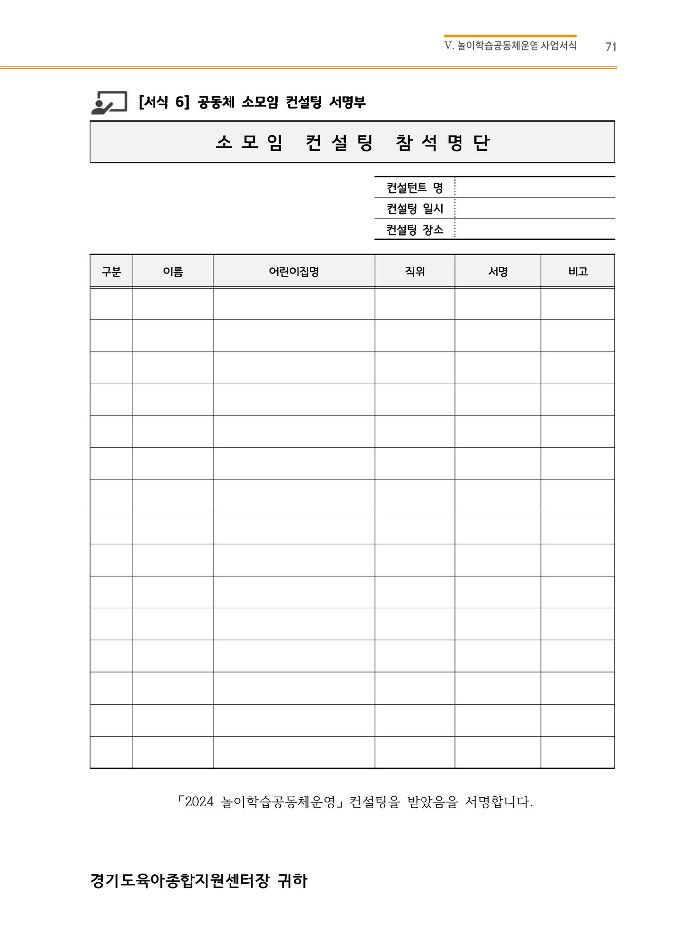 어린이집(원내) 학습공동체 운영 매뉴얼 71p