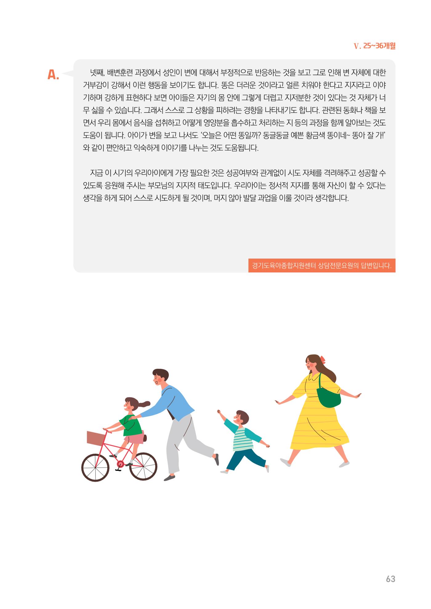 2024 경기도육아종합지원센터 육아상담사례집 63페이지