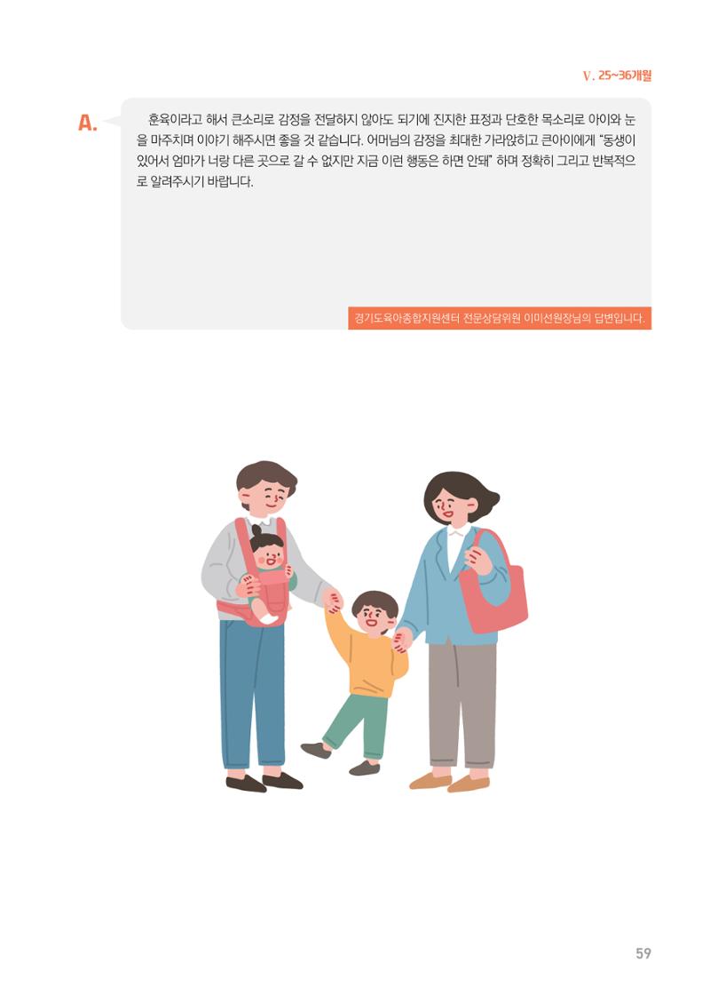 2024 경기도육아종합지원센터 육아상담사례집 59페이지