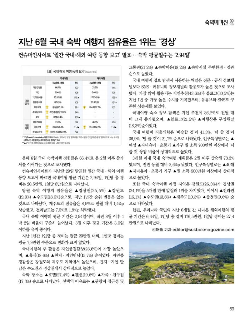 숙박매거진 2024. 9. 70페이지