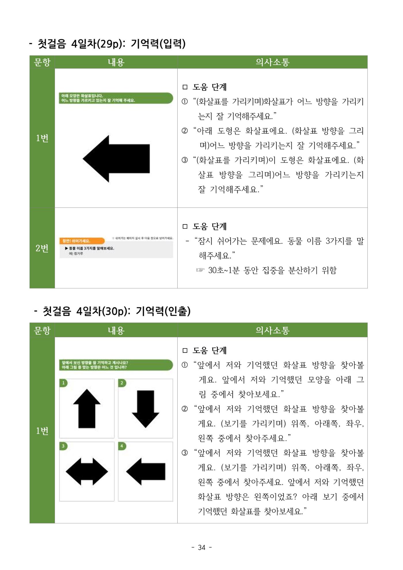 두뇌건강놀이책1(증보개정판) 진행자 매뉴얼 36페이지