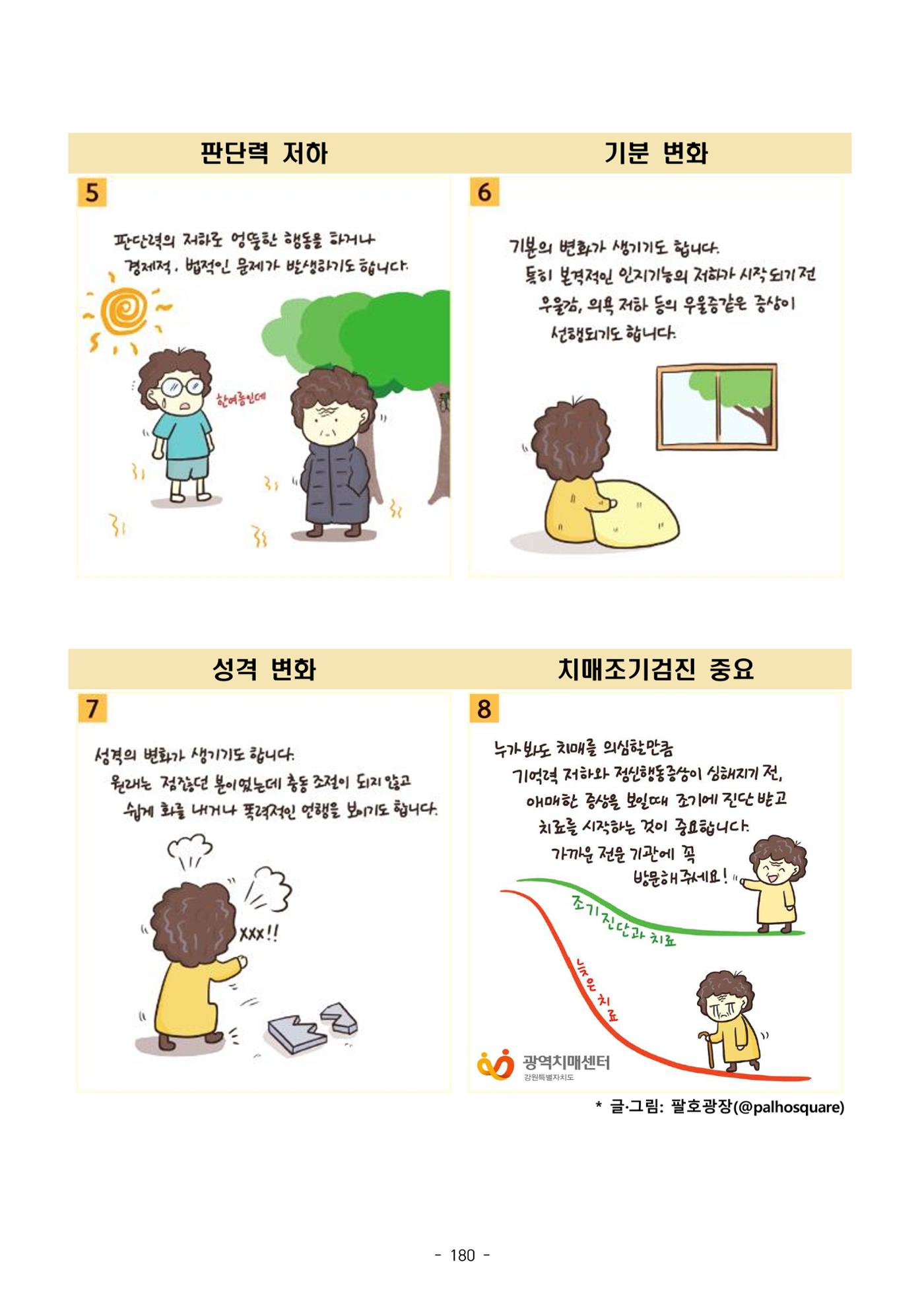두뇌건강놀이책1(증보개정판) 진행자 매뉴얼 182페이지