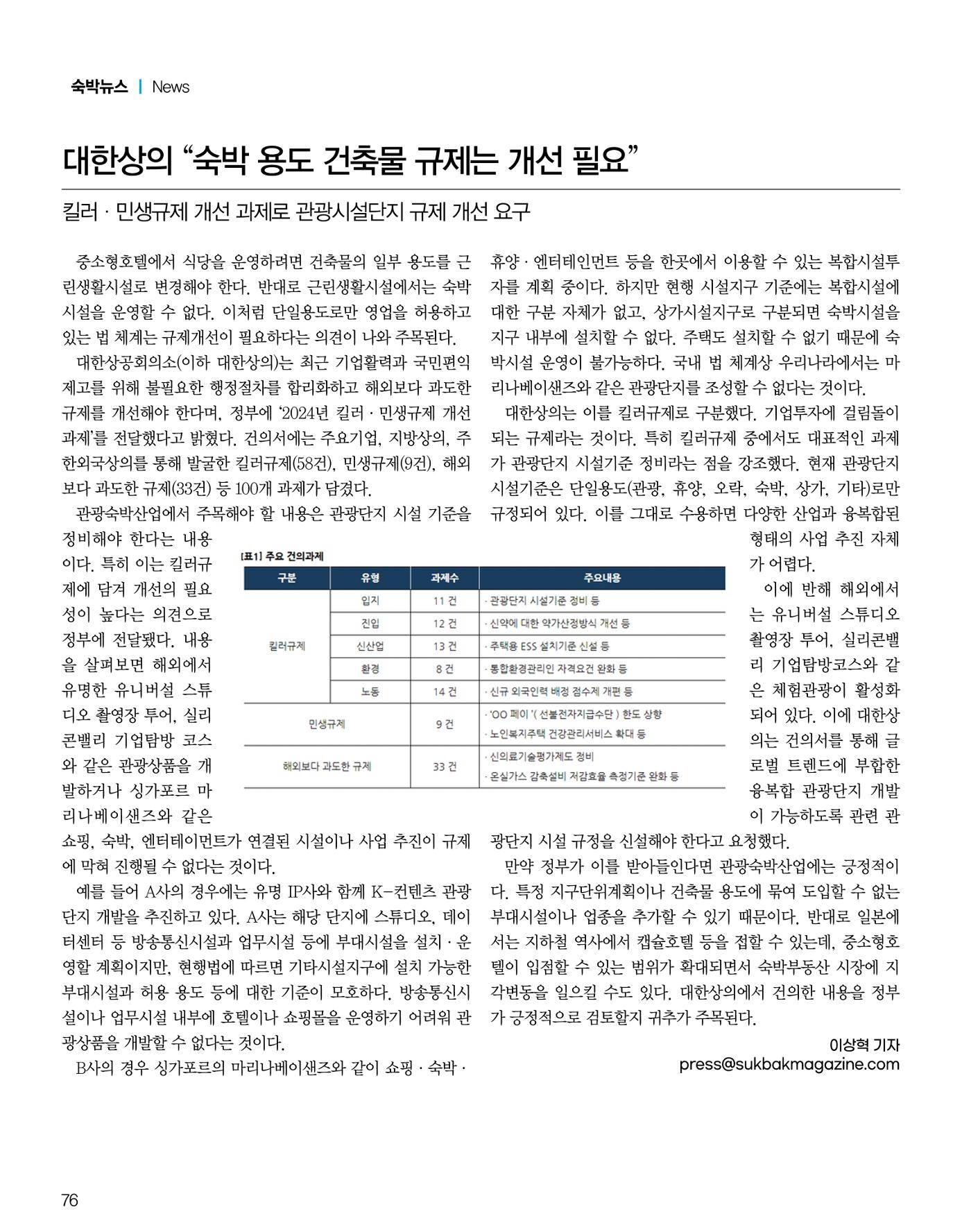 숙박매거진 2024. 5. 77페이지