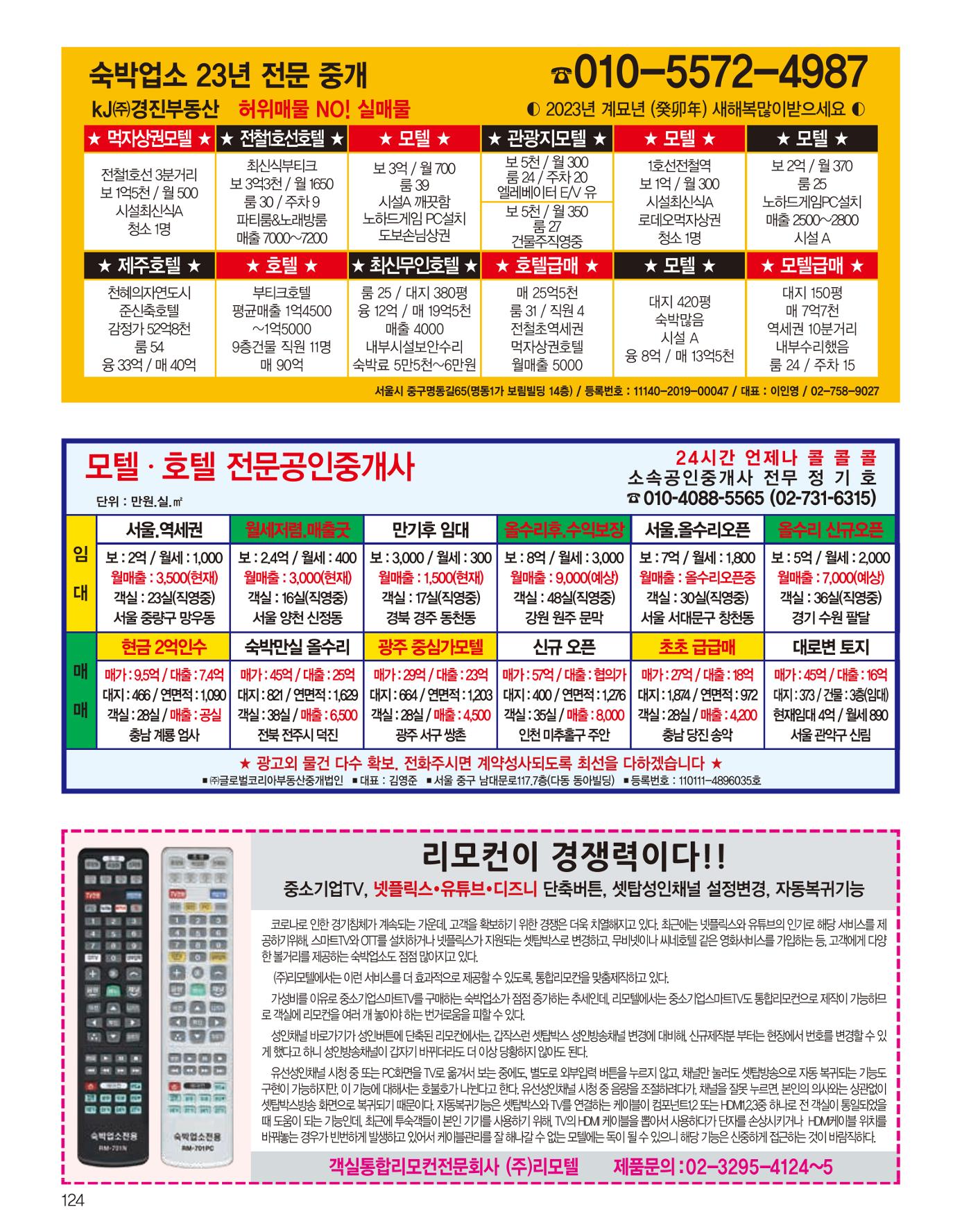 숙박매거진 2023. 01. 125페이지