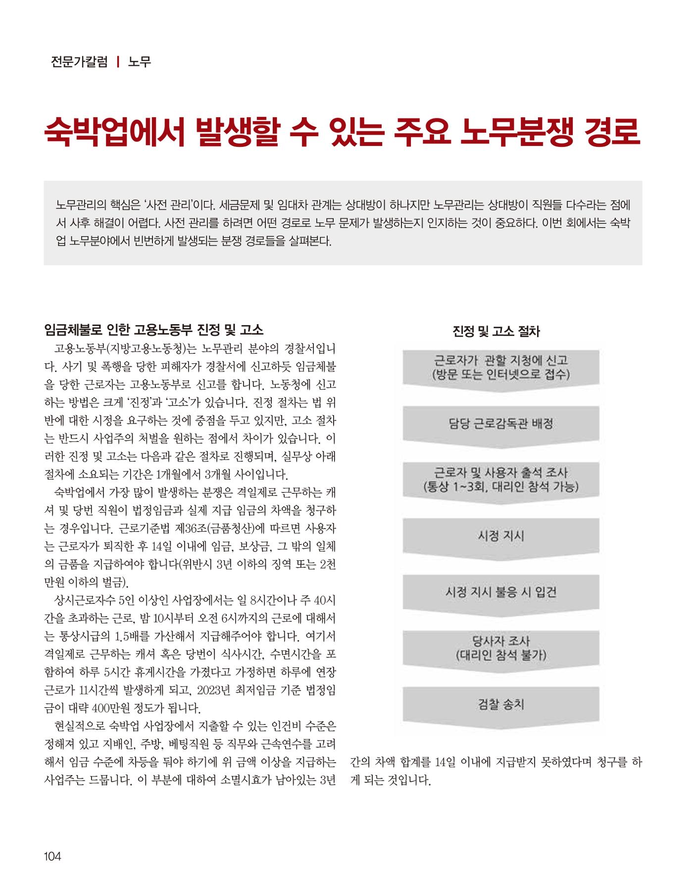 숙박매거진 2024. 03. 105페이지