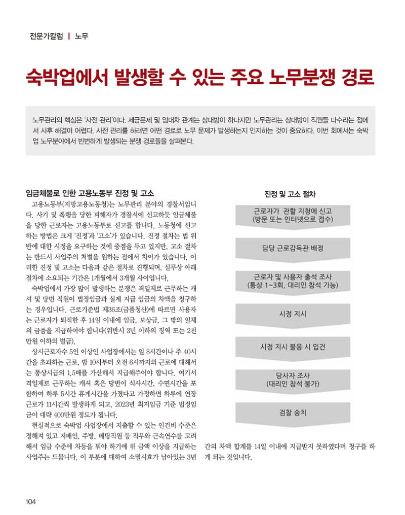 숙박매거진 2024. 03. 105페이지