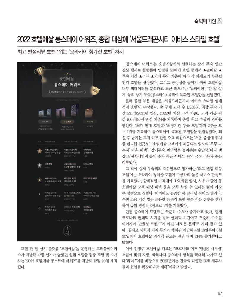 숙박매거진 2024. 02. 98페이지