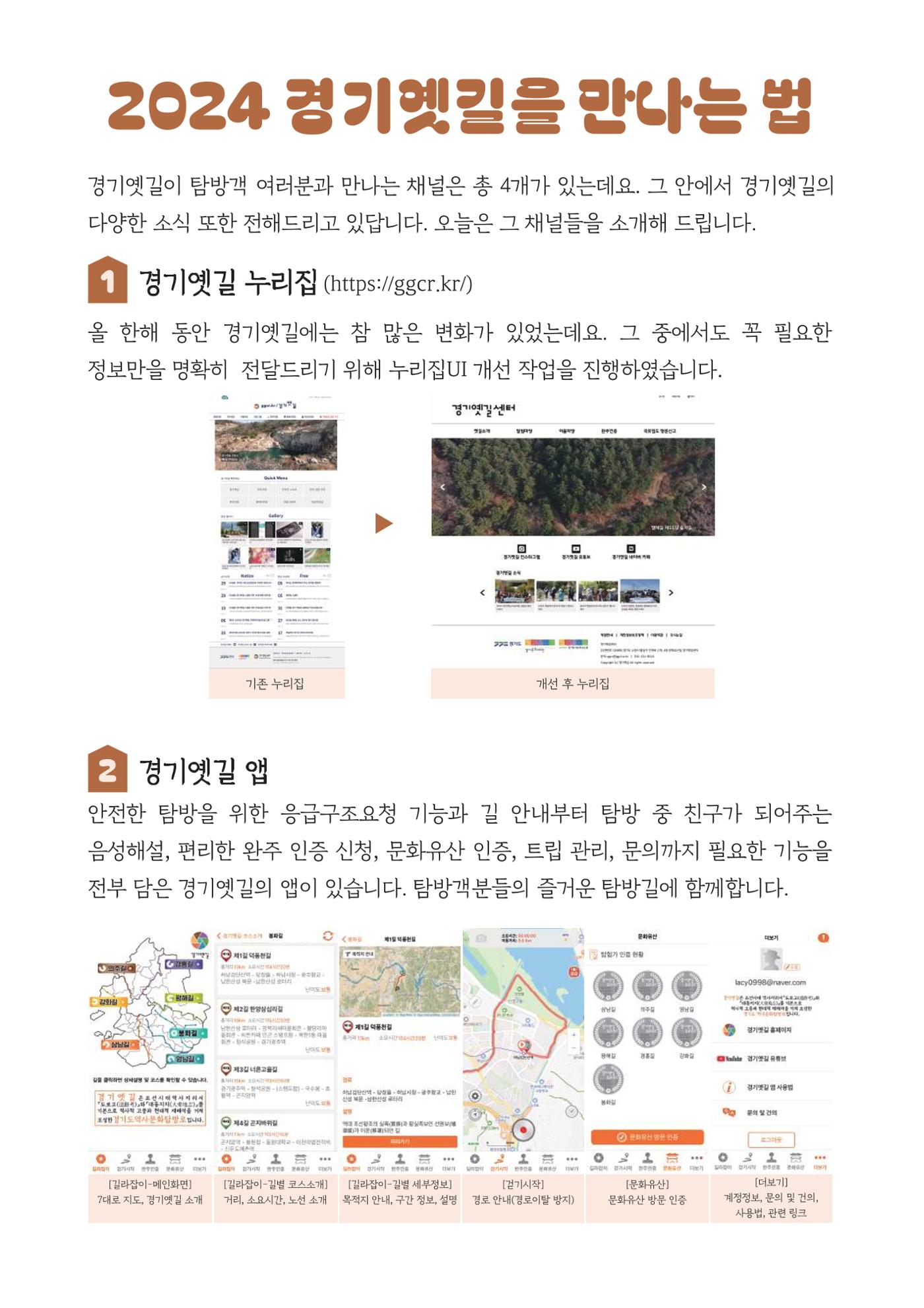 [온라인 소식지-2024년 하반기호] 경기옛길에서 25페이지