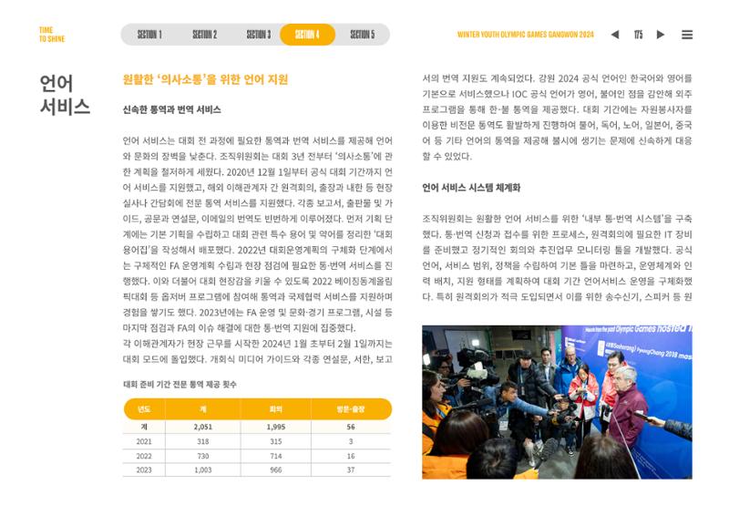2024 강원 동계청소년올림픽 대회 공식리포트 175페이지