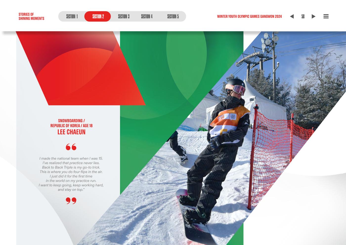 WINTER YOUTH OLYMPIC GAMES GANGWON 2024 OFFICIAL REPORT 58페이지