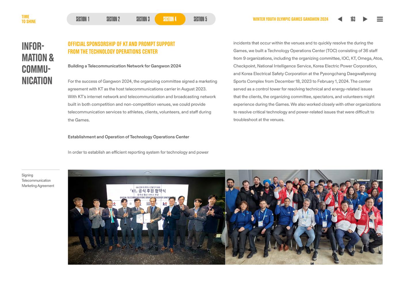 WINTER YOUTH OLYMPIC GAMES GANGWON 2024 OFFICIAL REPORT 163페이지