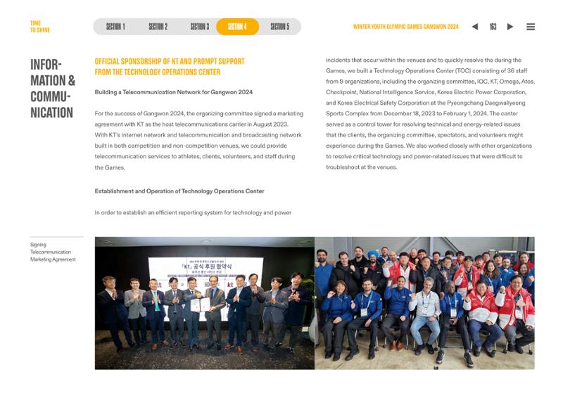 WINTER YOUTH OLYMPIC GAMES GANGWON 2024 OFFICIAL REPORT 163페이지