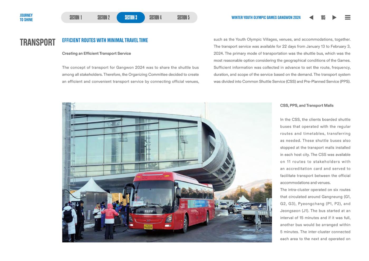 WINTER YOUTH OLYMPIC GAMES GANGWON 2024 OFFICIAL REPORT 105페이지