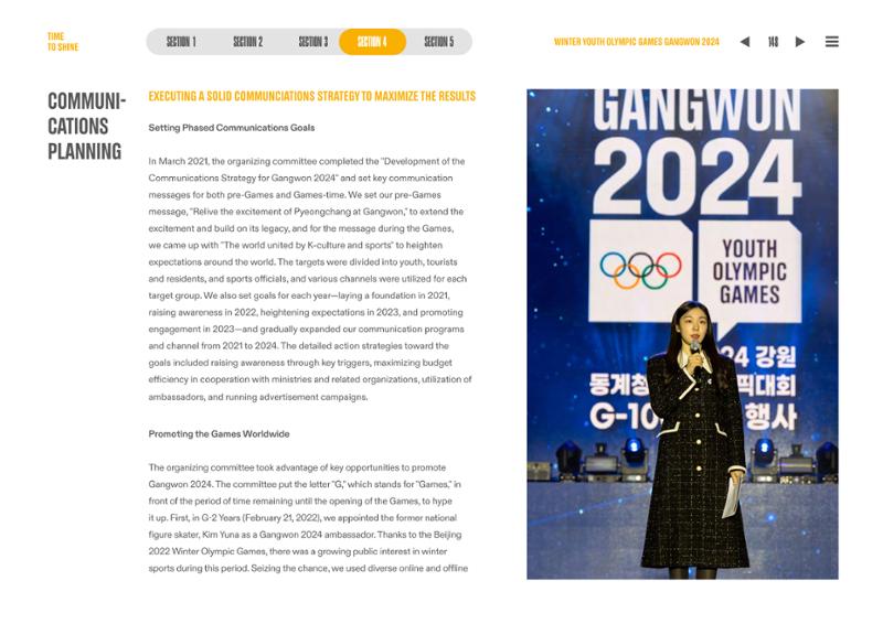 WINTER YOUTH OLYMPIC GAMES GANGWON 2024 OFFICIAL REPORT 148페이지