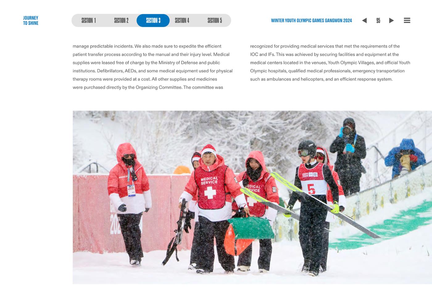 WINTER YOUTH OLYMPIC GAMES GANGWON 2024 OFFICIAL REPORT 95페이지