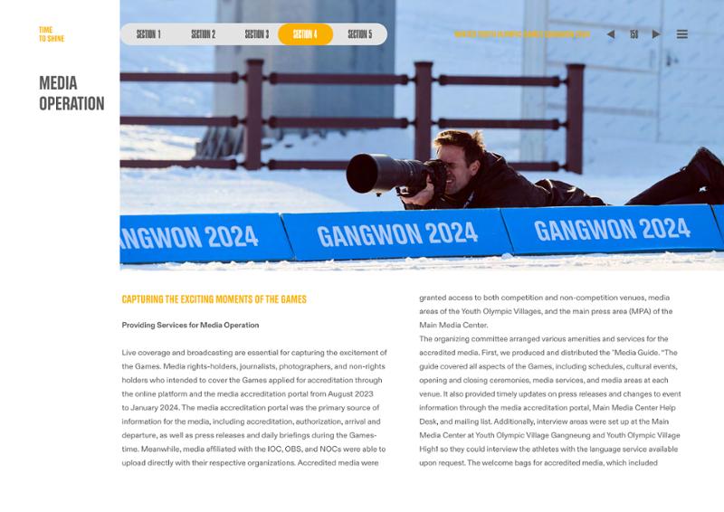 WINTER YOUTH OLYMPIC GAMES GANGWON 2024 OFFICIAL REPORT 158페이지