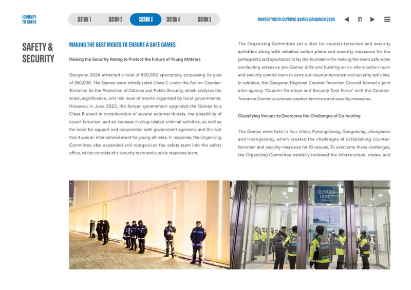 WINTER YOUTH OLYMPIC GAMES GANGWON 2024 OFFICIAL REPORT 117페이지