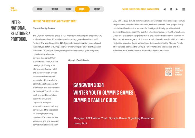 WINTER YOUTH OLYMPIC GAMES GANGWON 2024 OFFICIAL REPORT 172페이지